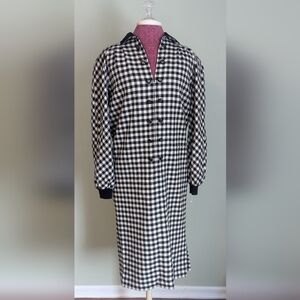 Valentino Black and White Long Sleeve Dress EU 40